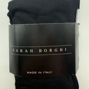 Sarah Borghi Black Shaping Tights  M/ L Made In Italy 5’8”- 6' 150-175# 2 pack